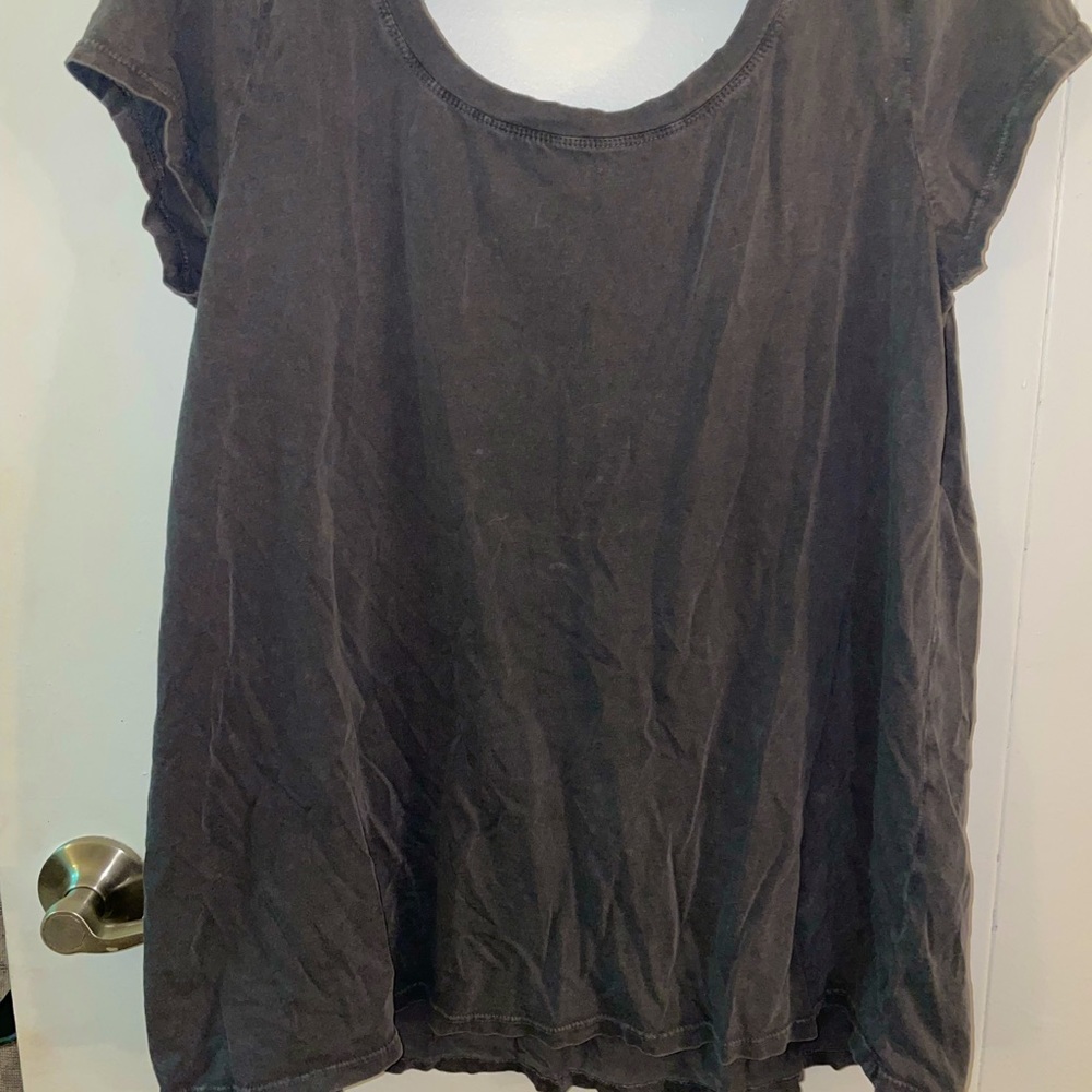 Grey Acid Wash Tshirt